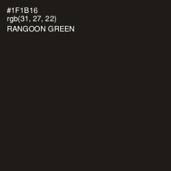#1F1B16 - Rangoon Green Color Image